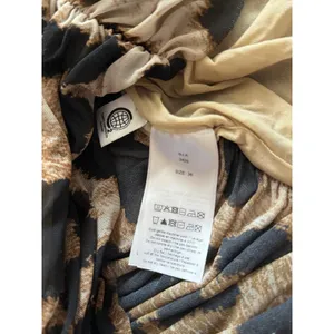 Ganni Animal Print Ruched Mesh Pencil Skirt Size M EU 36 thumbnail 4