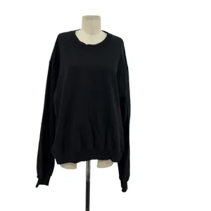 Good American Boyfriend Pullover Sweatshirt Leo Zodiac‎ Sign Black Size 3 Large thumbnail 3