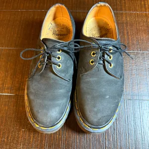 Dr. Martens England Skechers 3 Eye Oxford Shoes Black Nubuck Size UK 4 US 6 VTG thumbnail 3