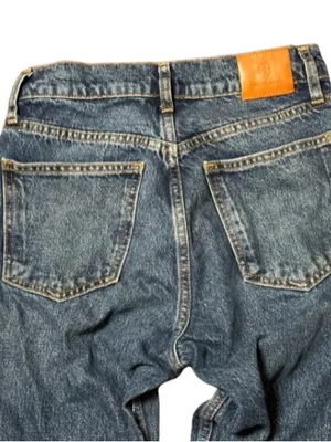 ⁠Anine Bing Sonya Jeans Size 26 High Rise Slim Straight Button Fly Rigid Denim thumbnail 7