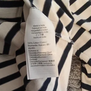 J. Crew Mariner Cloth Embroidered Long Sleeve Preppy Cotton Womens Large thumbnail 4