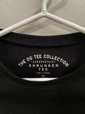 Aeropostale Black Baby Shrunken Tee thumbnail 3