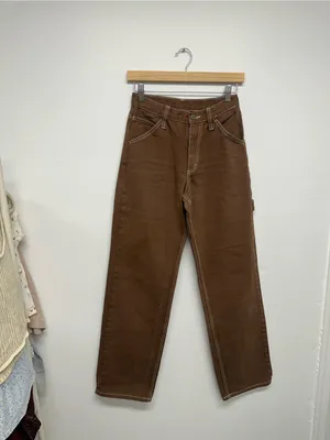 Brandy Melville John Galt Brown Carpenter Pants - Size S - Adjustable Waist thumbnail 8