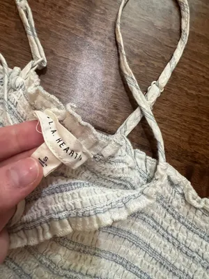 LA Hearts Striped Babydoll Cami thumbnail 4