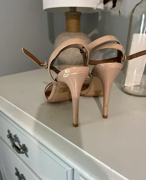 Steve Madden Reno Sandals High Heels Stiletto Tan Size 8.5 thumbnail 5