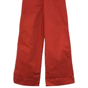 Marine Layer Wide Leg Bridget Crop Orange Denim Pants Size 4 NWOT Womens thumbnail 3