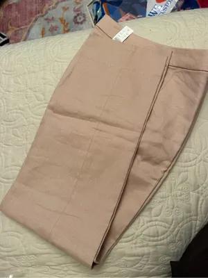 NWT J Crew Kate straight-leg pant in stretch linen blend Item BF407 thumbnail 4