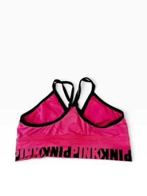 PINK Victoria's Secret Pink Strappy Logo Bikini Top thumbnail 5