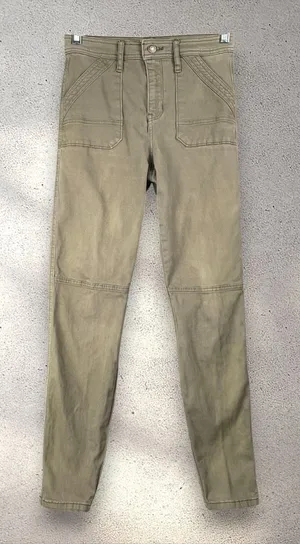Abercrombie & Fitch Skinny Jeans Women’s 0 W25 Khaki Slim Cargo Gorpcore Utility thumbnail 1