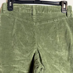 Free People High Time Velvet Kick Flare Pants Women's 6 Chive Green Festival NWT thumbnail 13