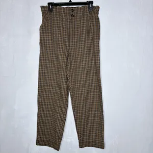 Madewell Plaid Paperbag Tapered Pants thumbnail 4
