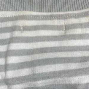 Cali Be Gray New Sweatshirt Striped Layered Oversized Medium thumbnail 6