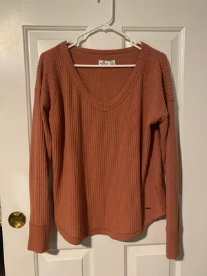Hollister Pink Long Sleeve Top thumbnail 1