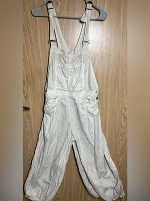 Free People Women’s Size M Follow The Sun Overalls In Morning Oak thumbnail 5