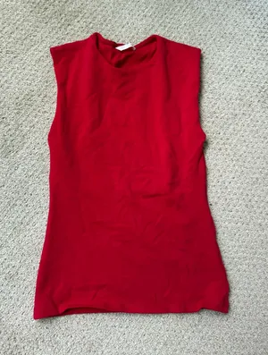 Zara Red Work Top  thumbnail 1