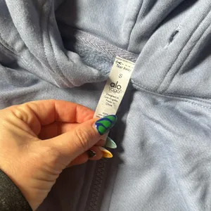 Blue Half-Zip Hoodie thumbnail 2