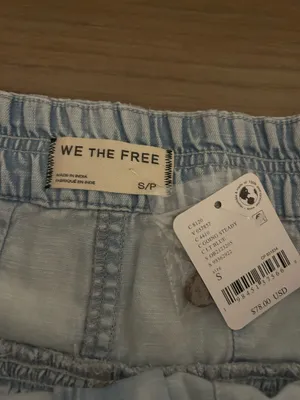 Women’s Free People Denim Mini Skirt thumbnail 3
