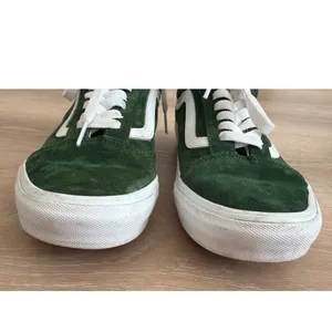 Vans Old Skool Pig Suede Dark Green Shoes Women's 9.5 Men's 8 thumbnail 3