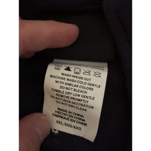 Chicago Bears Full-Zip Fleece Jacket XXL Navy Blue thumbnail 5