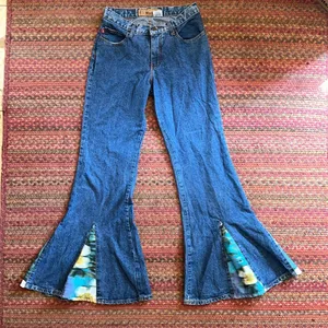 VINTAGE MUDD BOHO WESTERN EXTRA FLARE JEANS thumbnail 1