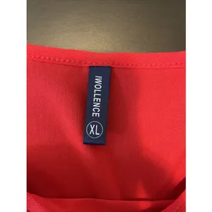 Iwollence XL Red Sleeveless Blouse Layered Chiffon Career Party Top thumbnail 9