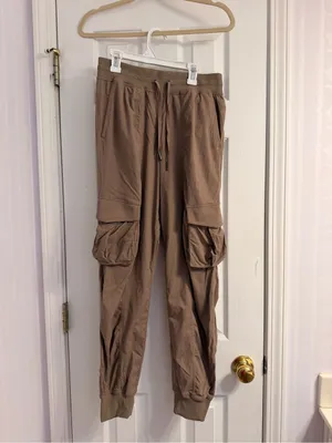 Lululemon Dance Studio Relaxed-Fit Mid-Rise Cargo Jogger Taupetastic Size: XS thumbnail 3