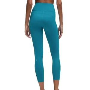 Lululemon Wunder Train Mesh Panel High-Rise Tight 25” Size 6 Hawaiian Blue thumbnail 2