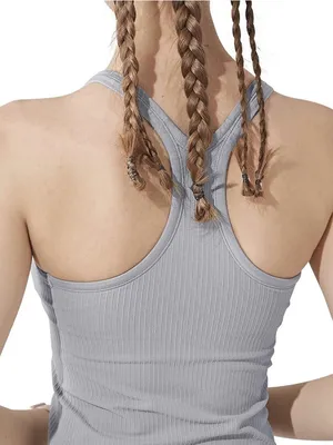 Ribbed Workout Tank Top thumbnail 6