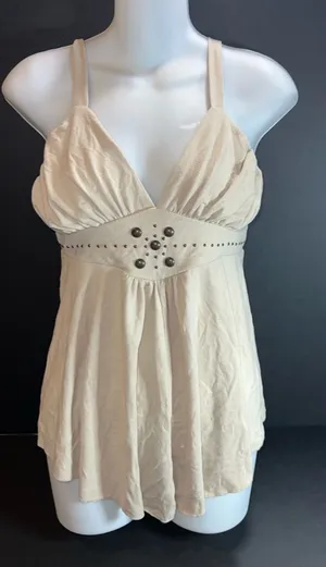 No Boundaries Beaded Tank Top thumbnail 1