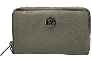 MICHAEL KORS Gray Zip Around Wallet thumbnail 1