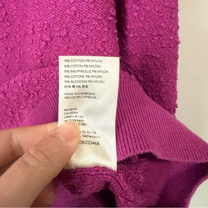 Free People Found My Friend Pullover Sweater in Wild Aster Pink Magenta Size XL thumbnail 7