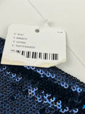 Intimately Free People Time To Shine Navy Blue Sequin Slip Dress Mini XS NEW thumbnail 3