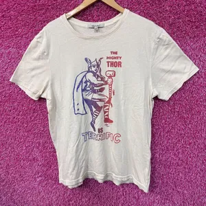 The Mighty Thor is Terrific Marvel Comics Oversized Tee L thumbnail 1