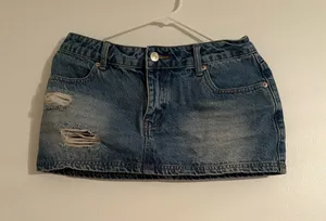 Edikted Skirt Denim Mini thumbnail 1