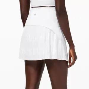 Lululemon Pleated Lined High-Rise Tennis Skirt in white 2 thumbnail 2