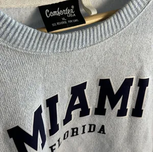 Miami Crew Neck Sweatshirt Blue Size XL thumbnail 5