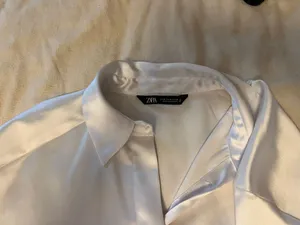 ZARA White Button Up thumbnail 4