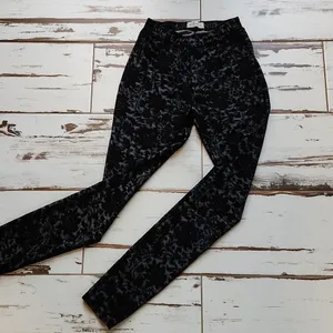 Hollister -177 floral lace leggings Small‎ thumbnail 3