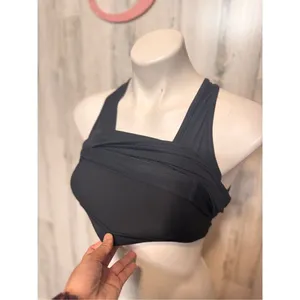 Aspire black tank top with built in sports bra size XSMALL thumbnail 10