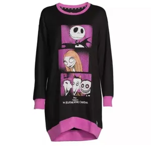 NWT Disney Nightmare Before Christmas Halloween Sweater Dress Tunic Top Women XS thumbnail 3