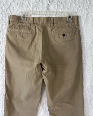 Lands End Pants Men Chino Brown Traditional Fit Outdoor Career Uniform Casual thumbnail 3