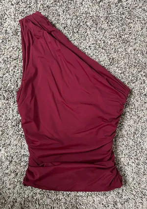White Fox Boutique One-Shoulder Top thumbnail 1