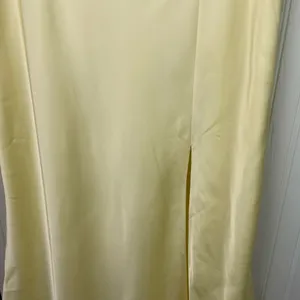 NEW Birdy Grey Jay Matte Satin Dress Lemon Sorbet Yellow Size Large Bridesmaid thumbnail 12