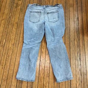 M‎ Jeans by Maurice's Distressed Denim Straight Leg Ankle Jeans 22W thumbnail 9