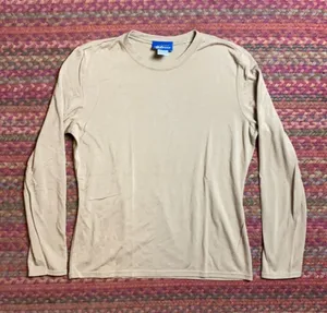 VINTAGE CAMEL TAN EXPRESS BLEUS BASIC TOP LONG SLEEVE thumbnail 1