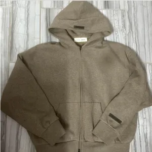 Fear of God Essentials double zip hoodie thumbnail 1