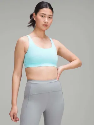 Lululemon Energy Bra *Medium Support, B–D Cups - Cyan Blue thumbnail 1