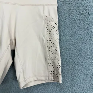 Aerie Bike Shorts Womens Small Pink Mesh Pockets‎ High Waist Athleisure Gym thumbnail 2