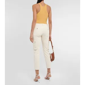 Isabel Marant Evalia Tapered Cotton Cargo Pants‎ thumbnail 3