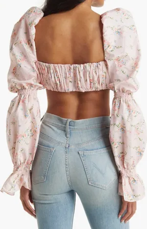 House Of CB Henrietta Shirred Bralette Top Size M thumbnail 3